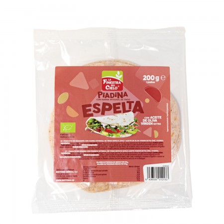 PIADINA C/ FARINHA DE ESPELTA BIO LA FINESTRA LA FINESTRA SUL CIELO 200G 